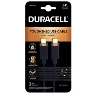 Duracell Kaapeli USB3.0C-C musta 1m