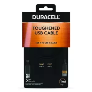 DURACELL USB-A–USB-C KAAPELI 1M