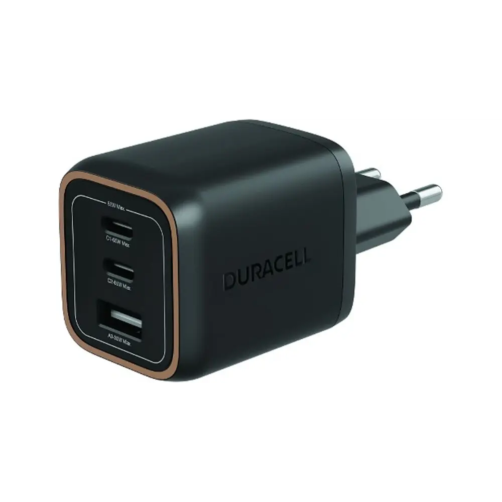 DURACELL LATURI 2XUSB-C 1XUSB-A 65W