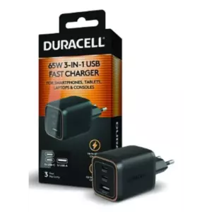 DURACELL LATURI 2XUSB-C 1XUSB-A 65W
