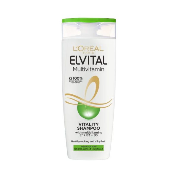 ELVITAL 250ML MULTIVITAMIN SHAMPOO NORMAALEILLE HIUKSILLE