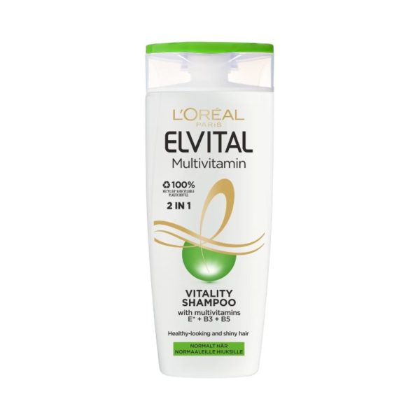 ELVITAL 250ML MULTIVITAMIN 2IN1 SHAMPOO