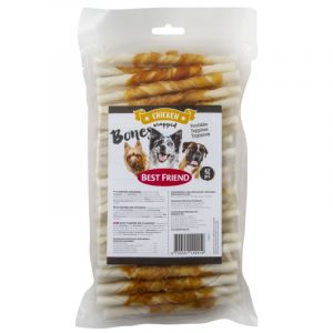 BEST FRIEND BONES 375 G PURUTIKKU KANAFILEELLÄ 42 KPL