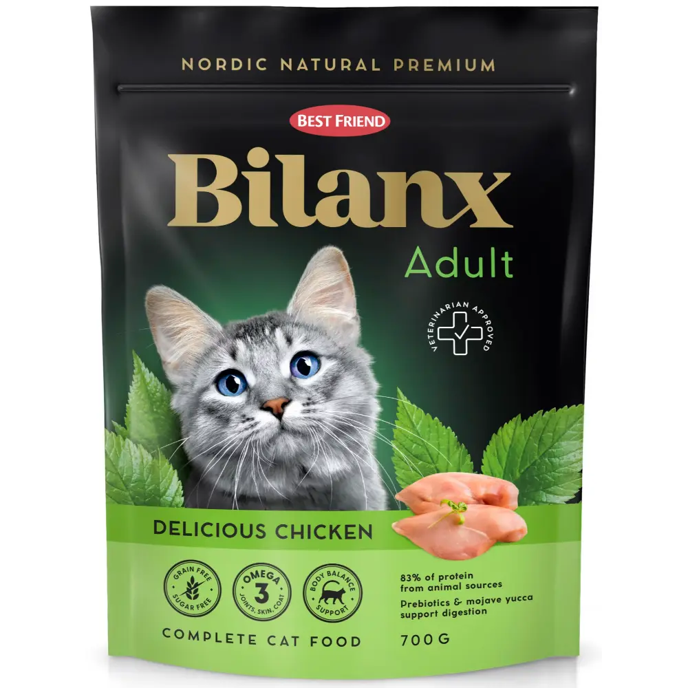 BEST FRIEND BILANX ADULT KANAKUIVARUOKA KISSOILLE700G