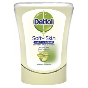 DETTOL NESTESAIPPUA NO TOUCH ALOE VERA TÄYTTÖ 250ML