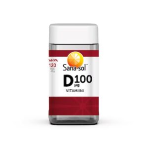 SANASOL D 100MG 120TAB VITAMIINI