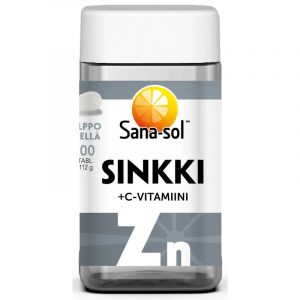 SANA-SOL SINKKI + C-VITAMIINI 112G