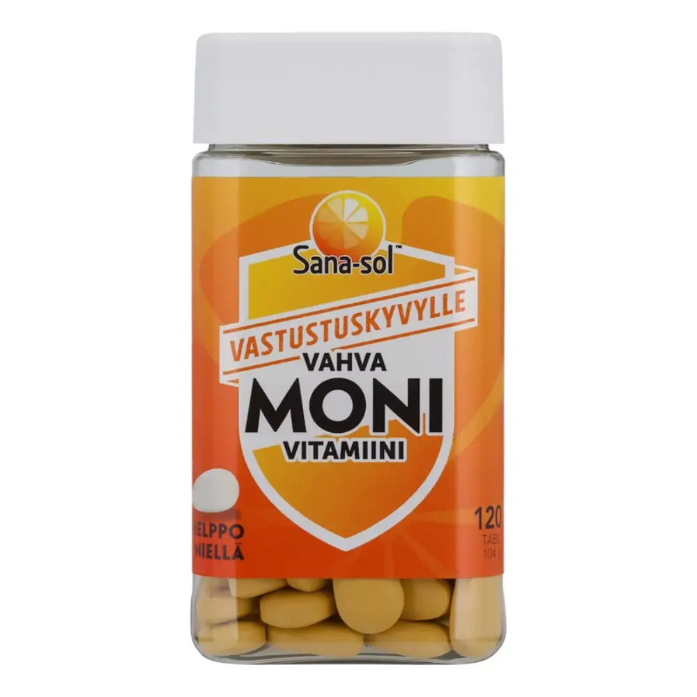 SANA-SOL VAHVA MONIVITAMIINI 120KPL 104G
