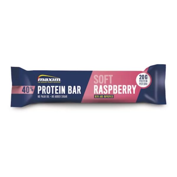 MAXIM PROTEIN BAR RASBERRY 50G