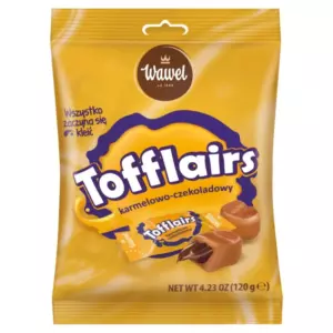 WAWEL TOFFLAIRS CARAMEL-CHOCOLATE KARKKIPUSSI 120G