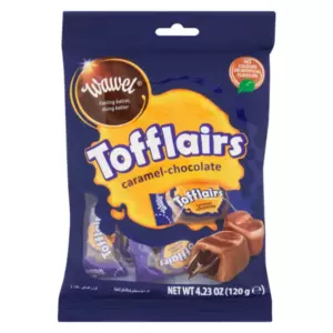 WAWEL TOFFLAIRS CARAMEL-CHOCOLATE KARKKIPUSSI 120G