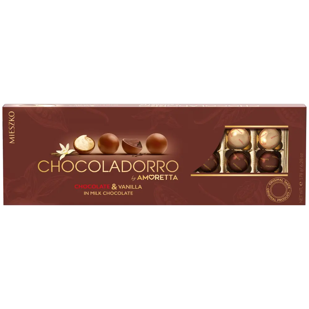 MIESZKO CHOCOLADORRO CHOCOLATE&VANILLA 178G