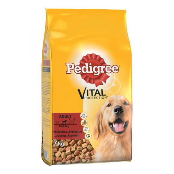 PEDIGREE 7KG ADULT HÄRÄNLIHA&SIIPIKARJA