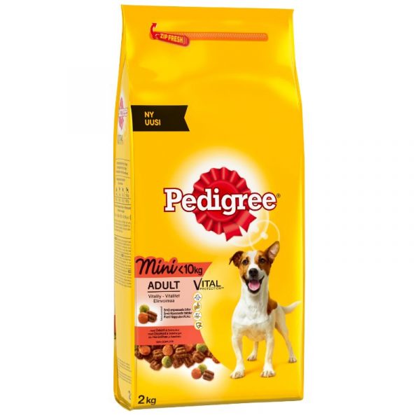 PEDIGREE MINI 2KG HÄRKÄ & KASVIS