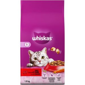 WHISKAS 1+ 1.9KG HÄRÄNLIHA