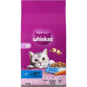 WHISKAS 1+ 1.9KG TONNIKALA