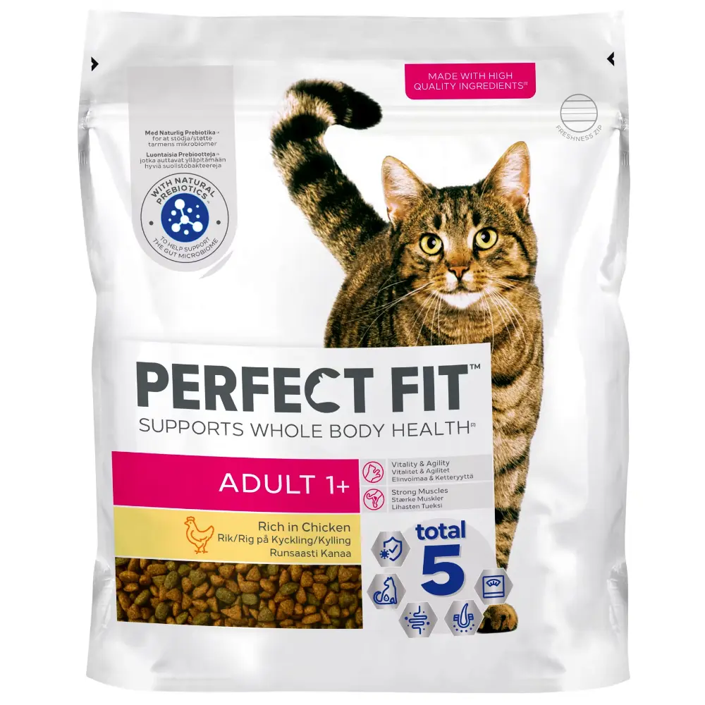 PERFECT FIT ADULT 1+ KISSAN KUIVARUOKA KANAA 1,4KG
