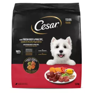 CESAR KOIRAN KUIVAMUONA HÄRKÄ-KANA-KASVIS 1,4KG