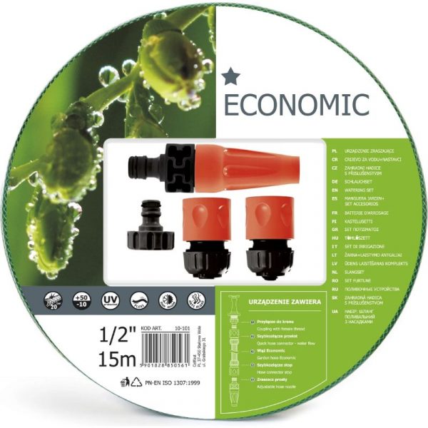 PUUTARHALETKU ECO 1/2" 15M SET