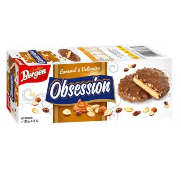 BERGEN OBSESSION CARAMEL&DELICACIES 128G