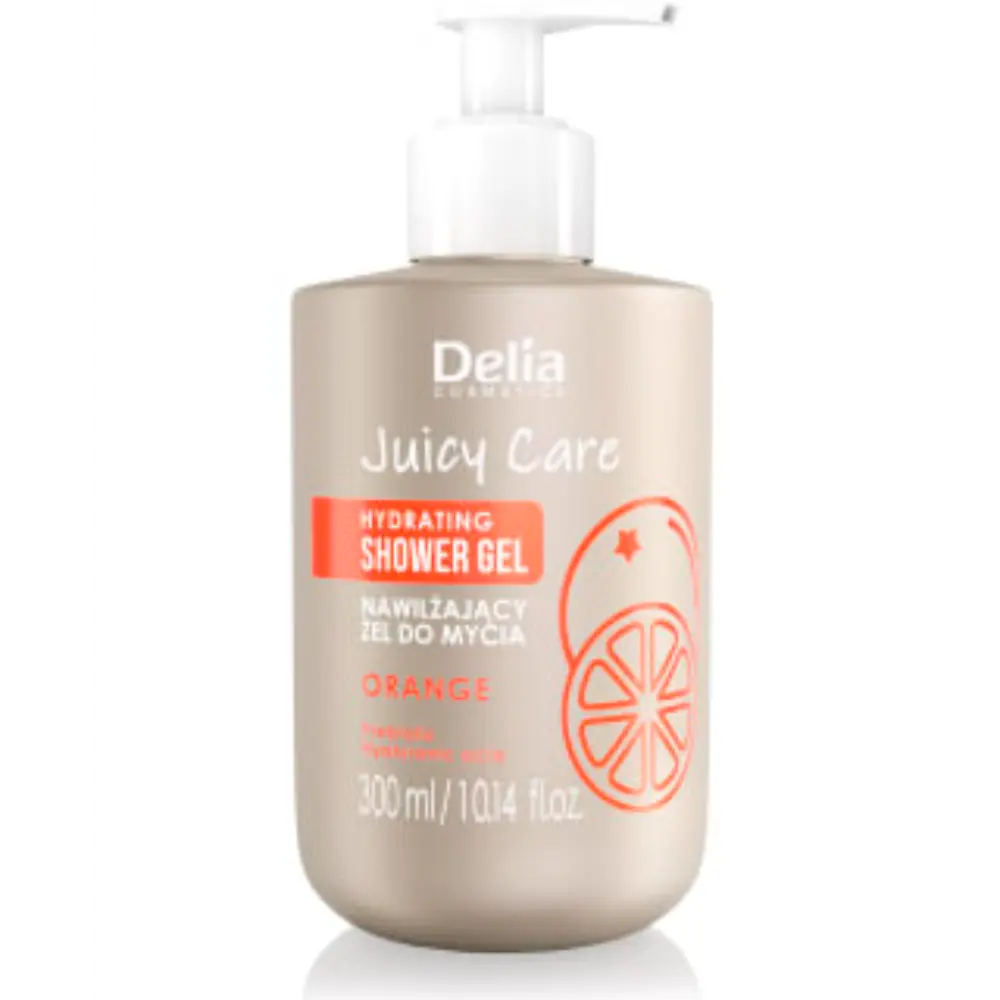 DELIA JUICY CARE ORANGE KOSTEUTTAVA SUIHKUGEELI300ML