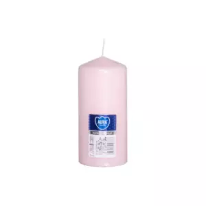 AURA PÖYTÄKYNTTILÄ PINK 7X15 CM