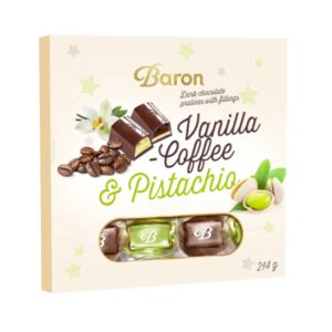 BARON VANILJA KAHVI PISTAASI 214G