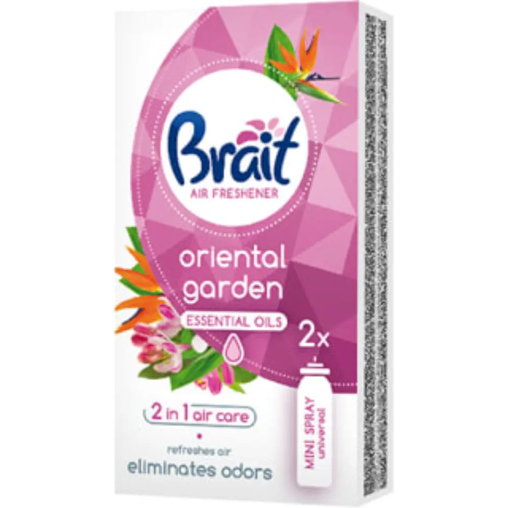 BRAIT MINI SPRAY ILMANRAIKASTIMEN TÄYTTÖPAKKAUS 2KPL