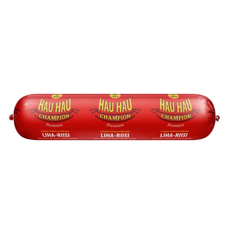 HAU-HAU CHAMPION LIHA-RIISI KOIRANMAKKARA 800 G