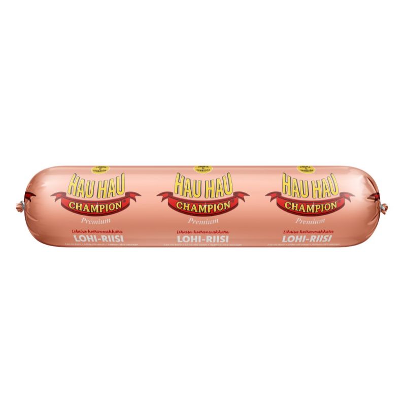 HAU-HAU CHAMPION LOHI-RIISI KOIRANMAKKARA 800 G