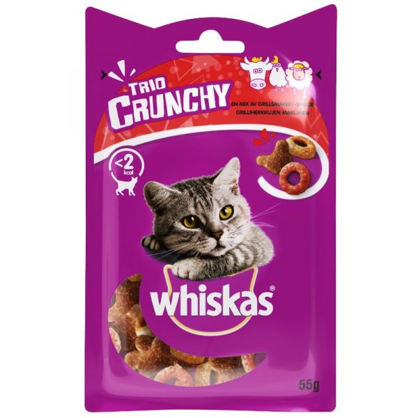 WHISKAS CRUNCHY GRILLIHERKKU 55G