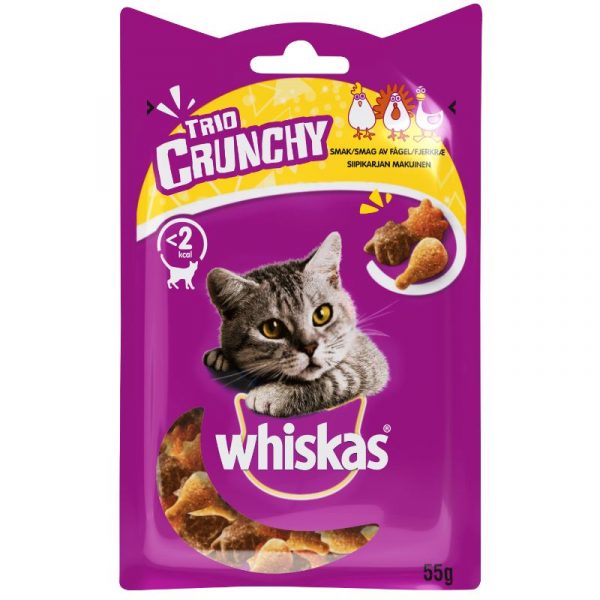 WHISKAS CRUNCHY SIIPIKARJA 55G