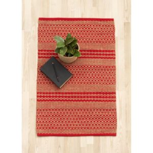 4LIVING MATTO REKI PUNAINEN 60X90 CM