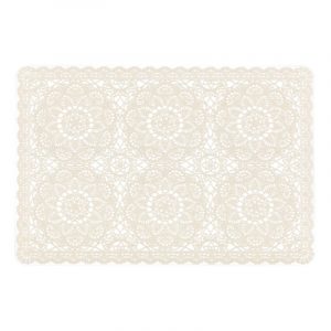 4LIVING TABLETTI LACE BEIGE 30X45 CM