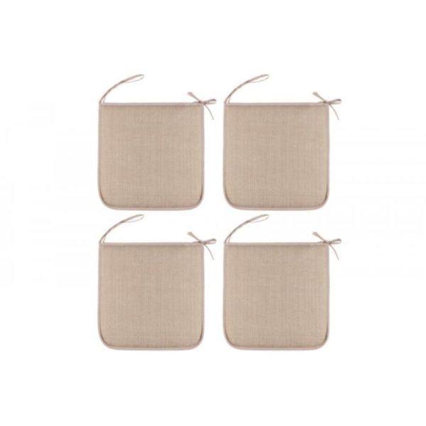 4LIVING ISTUINTYYNY 4 KPL BEIGE 39X39 CM