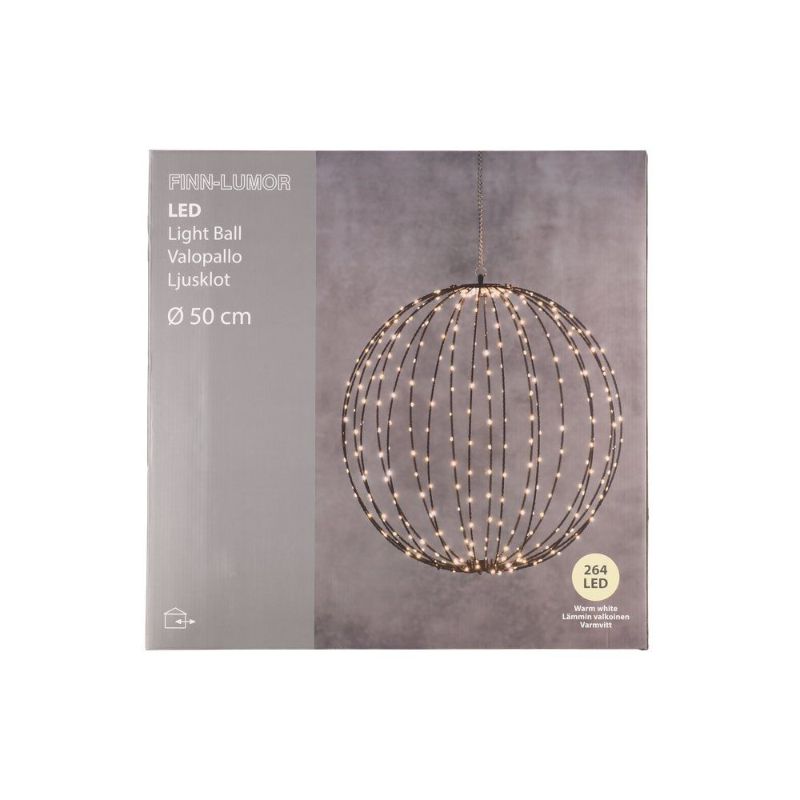 FINNLUMOR LED-VALOPALLO 50 CM 264 LED