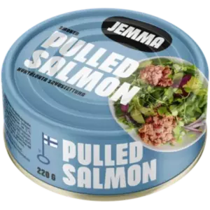 JEMMA PULLED SALMON SMOKED NYHTÖLOHTA SAVUSTETTUNA220G