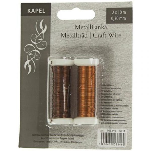 KAPEL METALLILANKA 0,3MM, 2X10M