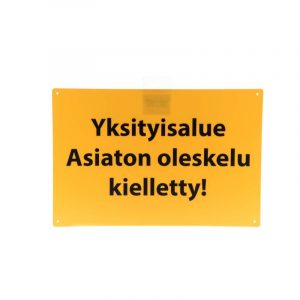 OPASTE YKSITYISALUE