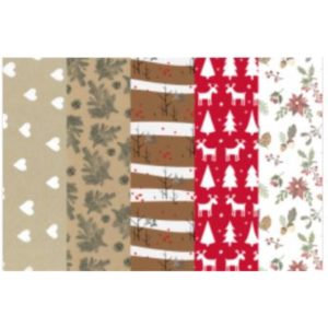 WINTERIA JOULUPAPERI KRAFT 70CMX5M
