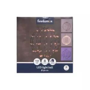 FINNLUMOR LED-VALOPALLO 30 CM 160 LED