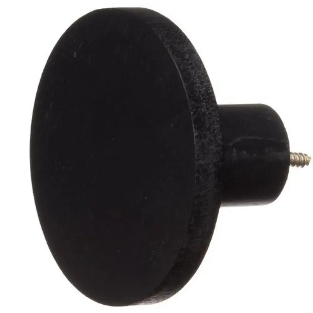4LIVING NUPPI SEINÄLLE MUSTA 10CM