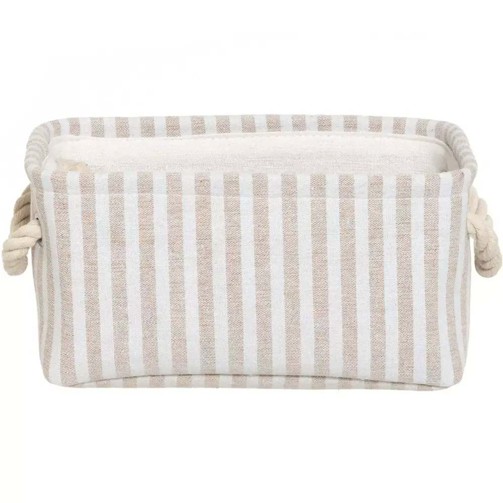 4LIVING SÄILYTYSKORI SEASEIDE BEIGE 28X18X14 CM