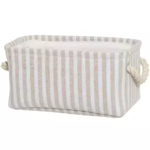4LIVING SÄILYTYSKORI SEASEIDE BEIGE 28X18X14 CM