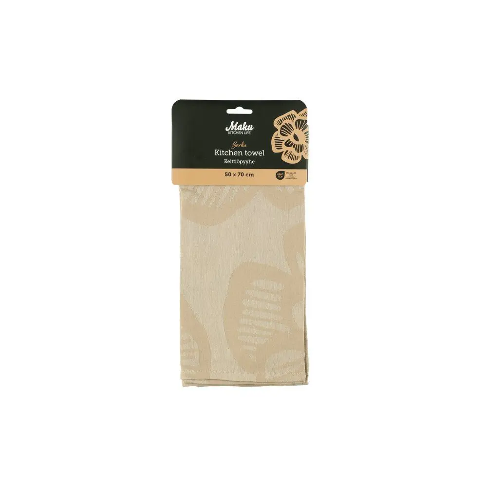 MAKU KEITTIÖPYYHE SARKA 50X70CM BEIGE