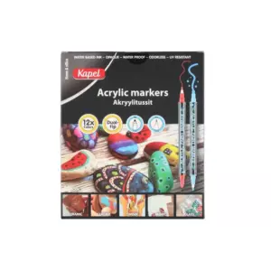 KAPEL AKRYYLITUSSIT DUAL-TIP 12 KPL