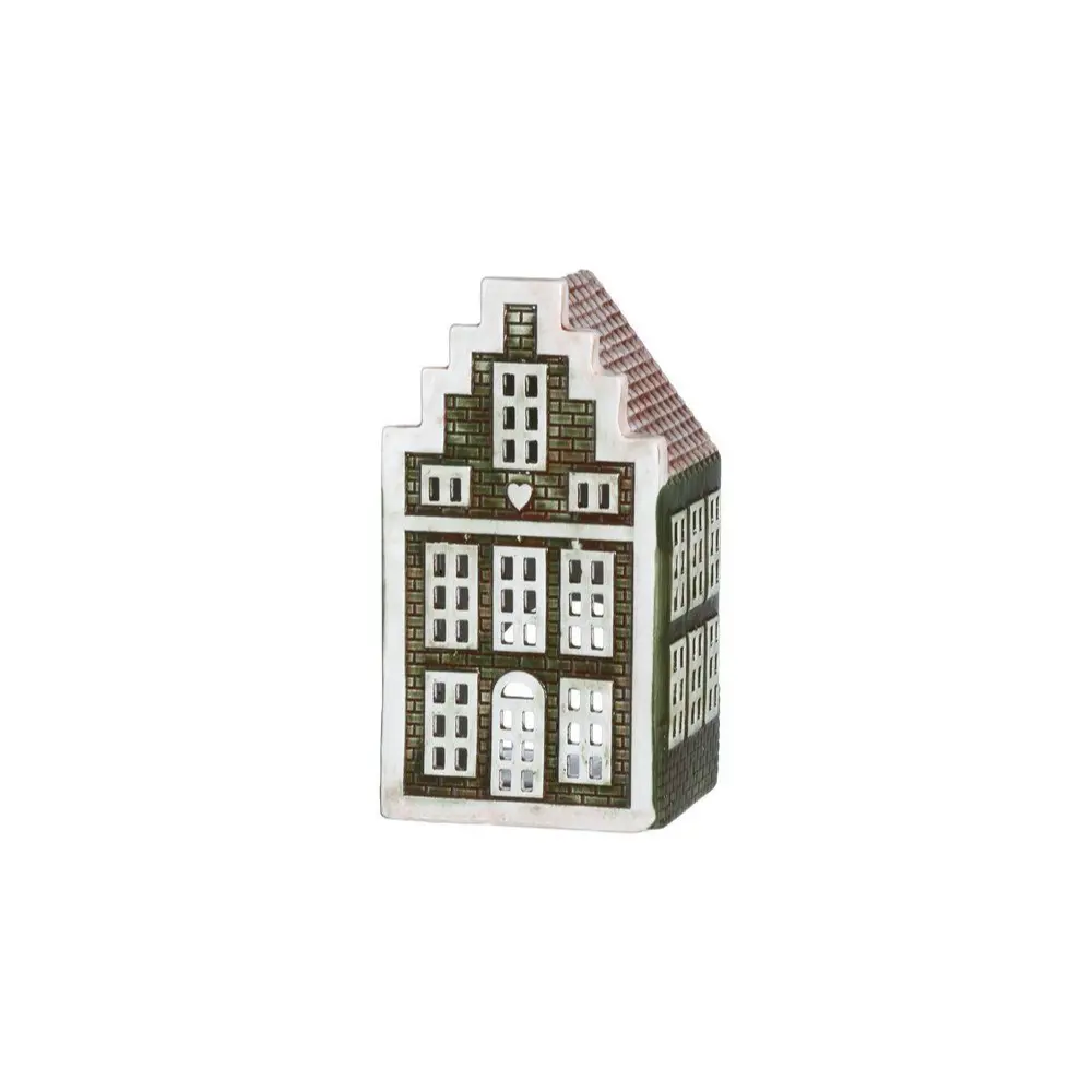 4LIVING TALOLYHTY AMSTERDAM VIHREÄ 16 CM