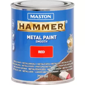 HAMMER METALLIMAALI 750ML SILEÄ PUNAINEN