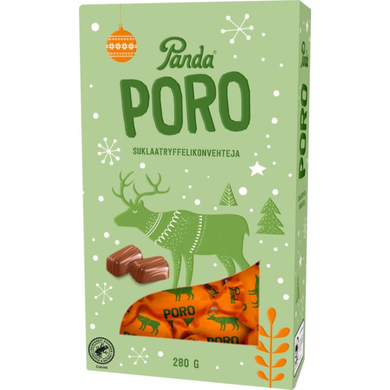 PANDA PORO SUKLAATRYFFELIKONVEHTI 280G