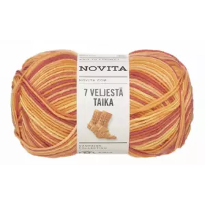 NOVITA LANKA 7 VELJESTÄ TAIKA 150G AURINKOINEN